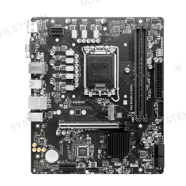 MSI PRO B760M-E DDR4 Placa Madre Intel B760 LGA1700 mATX