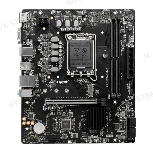 MSI PRO B760M-E Placa Madre Intel B760 LGA1700