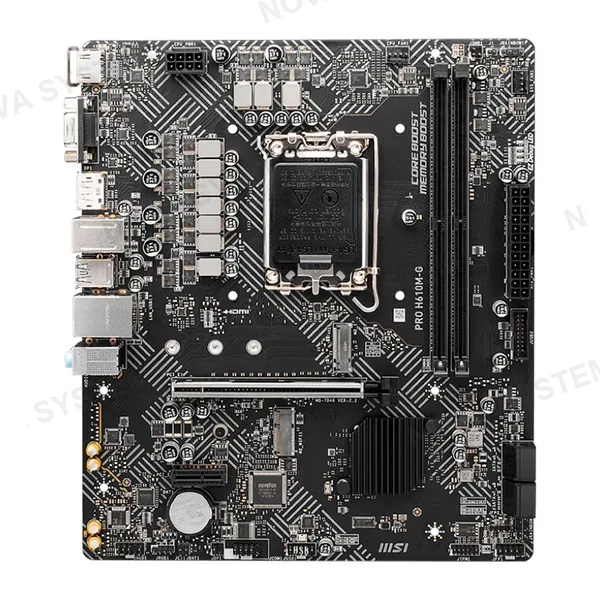 MSI PRO H610M-G Placa Madre Intel H610 LGA1700 mATX