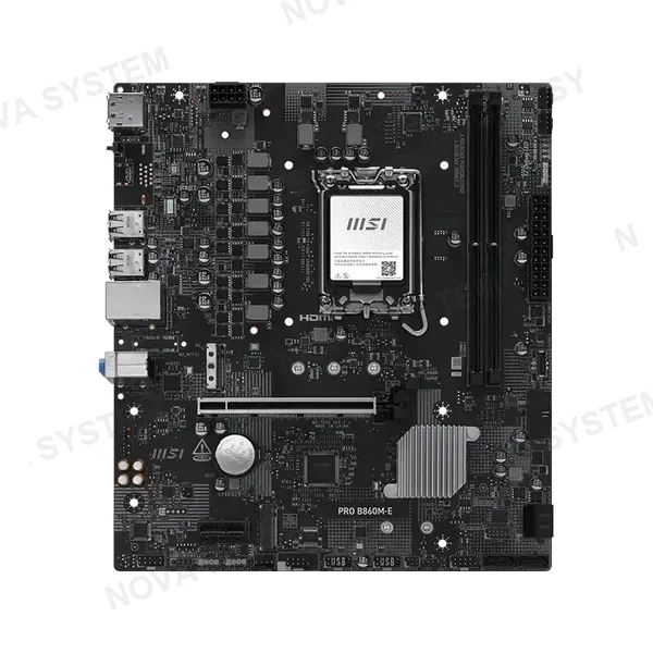 MSI PRO B860M-E Placa Madre Intel B860 LGA1851