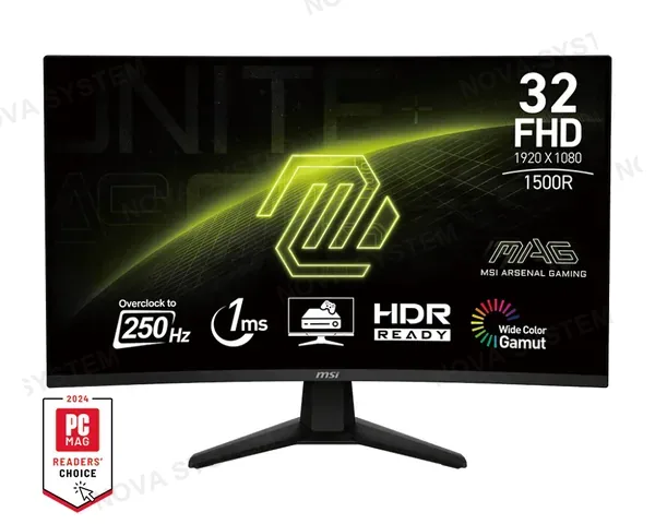 MSI MAG 32C6X Monitor 32" FHD 250Hz