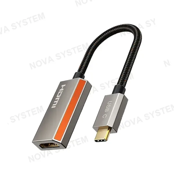 CABLETIME CABLETIME CP15A Adaptador de USB-C Macho a HDMI 8K 60Hz Hembra CT-CMHF8K-ZG