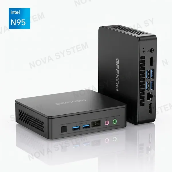 INTEL GEEKOM Air12 Lite Mini PC Alto Rendimiento Intel N95 hasta 16 GB de RAM y hasta 2TB de almacenamiento