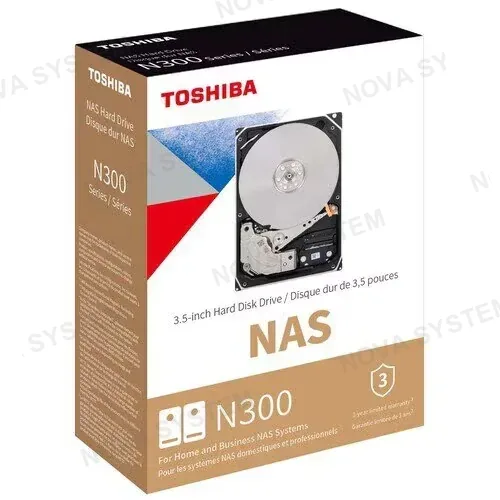 TOSHIBA TOSHIBA N300 Disco Duro 18TB 3.5" SATA 512MB Cache 7200rpm para NAS HDWG81JXZSTA