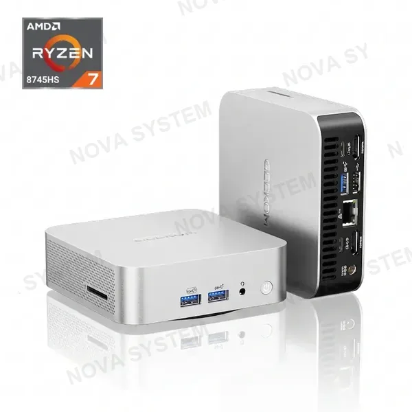 AMD GEEKOM A8 Max Mini PC AMD Ryzen 7 8745HS Incluye 16GB RAM DDR5 y 1TB SSD