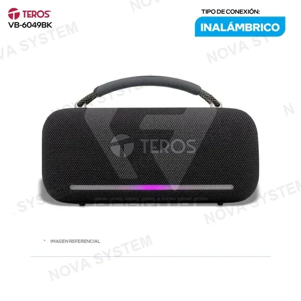 ( VB-6049BK ) PARLANTE INALAMBRICO TEROS ( VB-6049BK ) BT 5.3 | 60W...