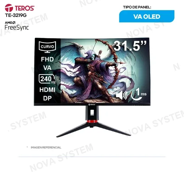 ( TE-3219G ) MONITOR TEROS 32" VA ( TE-3219G ) FHD | 240HZ | 1MS...