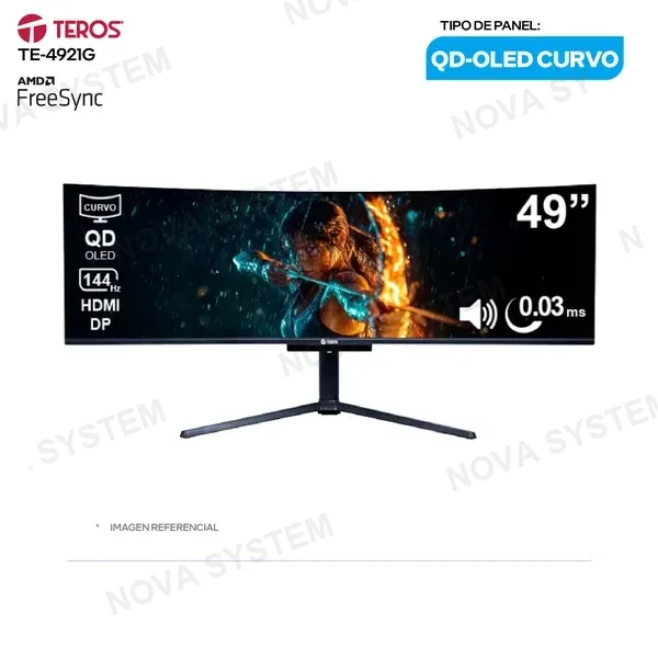 ( TE-4921G ) MONITOR TEROS 49" OLED ( TE-4921G ) UWQHD | 144HZ | 0.0...