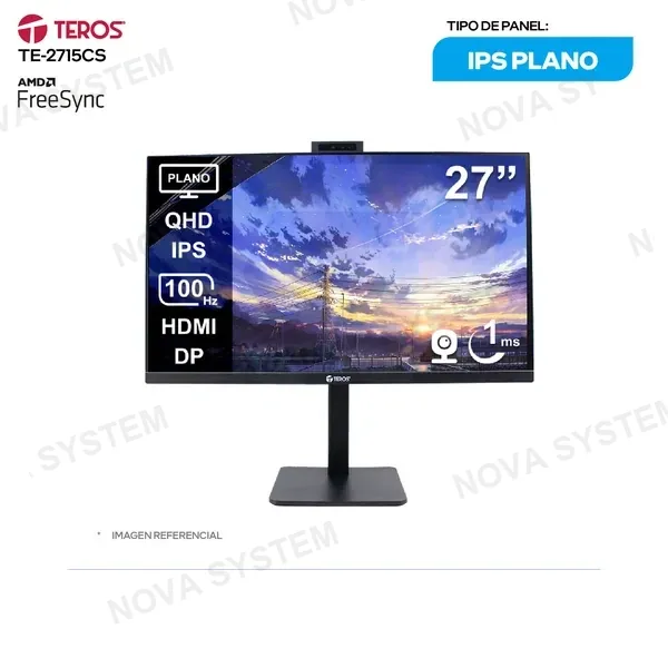 ( TE-2715CS ) MONITOR TEROS 27" IPS ( TE-2715CS ) QHD | 100HZ | 1MS |...