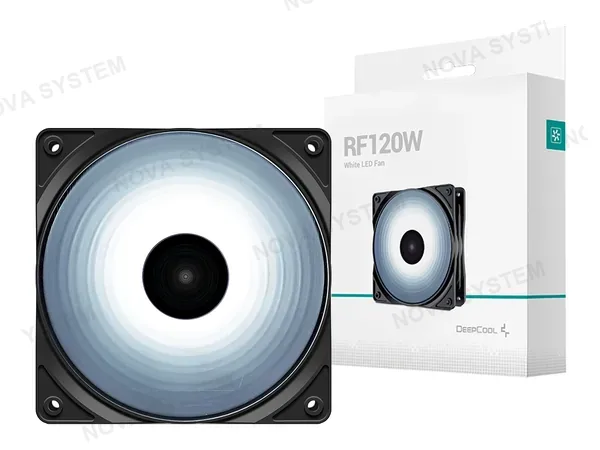 COOLER PARA CASE DEEPCOOL RF120W (DP-FLED-RF120-WH) 120MM, LED BLANCO-34091