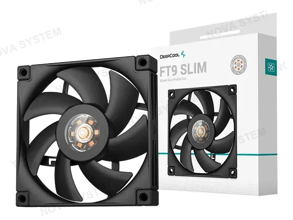 COOLER PARA CASE DEEPCOOL FT9 SLIM (R-FT9SLIM-BKWPN1-G) 90MM, BAJO PERFIL-34089