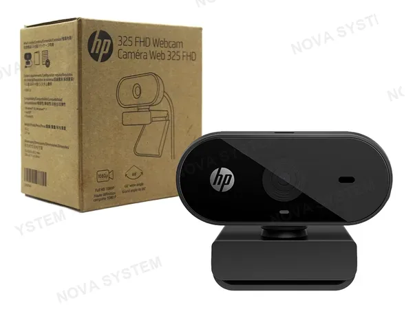 CAMARA WEB HP 325 (53X27AA) FHD, MICROFONO INCORPORADO, USB-A CON CABLE, NEGRO