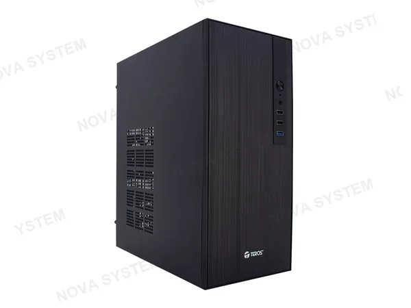 CASE TEROS MINI TOWER (TE-1034S) FUENTE 250W NEGRO