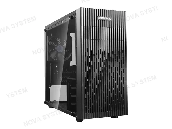 CASE DEEPCOOL MATREXX 30 S/FUENTE (DP-MATX-MATREXX30) PANEL DE VIDRIO, 1 VENTILADOR, NEGRO