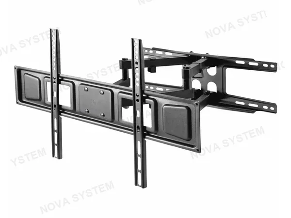 RACK PARA TV KOREANO 37 PULGADAS A 82 PULGADAS, SOPORTE DE PARED MÓVIL TRIPLE ARTICULACIÓN REFORZADA (PK90)