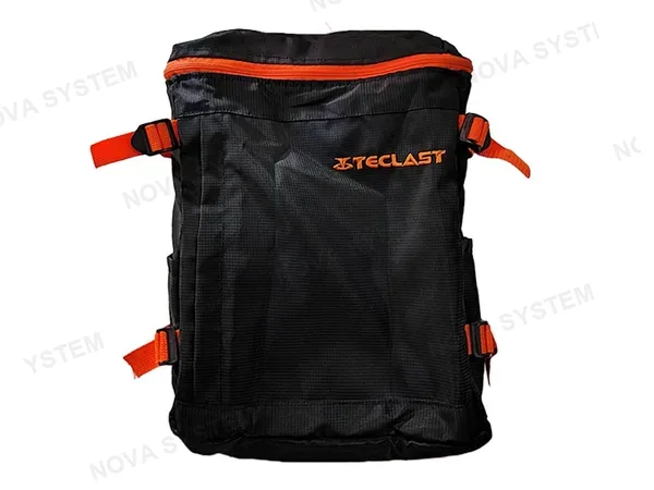 MOCHILA TECLAST 15.6" | NEGRO CON NARANJA
