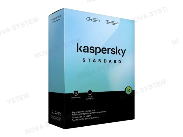 ANTIVIRUS KASPERSKY STANDARD ( KL1041D5KFS ) 10PC, 1AÑO (CAJA)