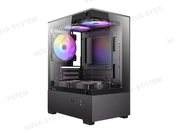 CASE ANTEC VCX100M (0-761345-10251-3) C/FUENTE PSU 450W, NEGRO