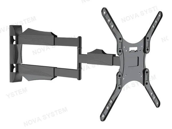 RACK PARA TV KOREANO 32 PULGADAS A 60 PULGADAS, SOPORTE DE PARED CON DOBLE BRAZO ARTICULADO REFORZADO (KL70)