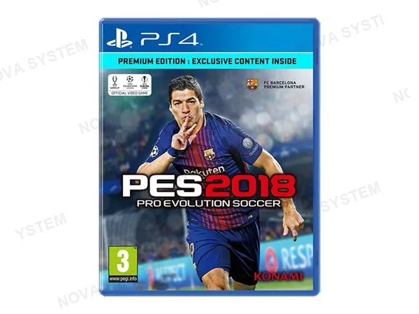 VIDEOJUEGO PARA PLAYSTATION PS4 PES2018, PRO EVOLUTION SOCCER, PREMIUM EDITION (083717203193)