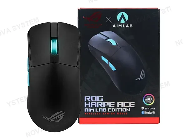MOUSE INALAMBRICO ASUS ROG HARPE ACE AIM LAB EDITION GAMING (P713 ROG HARPE ACE AIM LAB EDI) NEGRO
