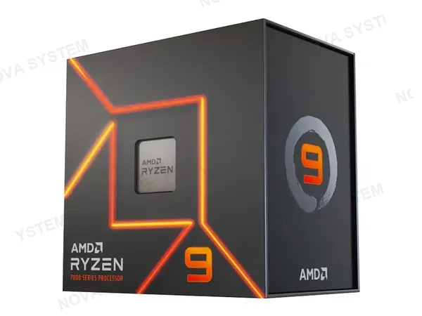 PROCESADOR AMD RYZEN 9 7900X 4.7GHZ HASTA 5.6 GHZ, 76MB (100-100000589WOF) AM5, 12 NUCLEOS, C/ GRAFICA RADEON