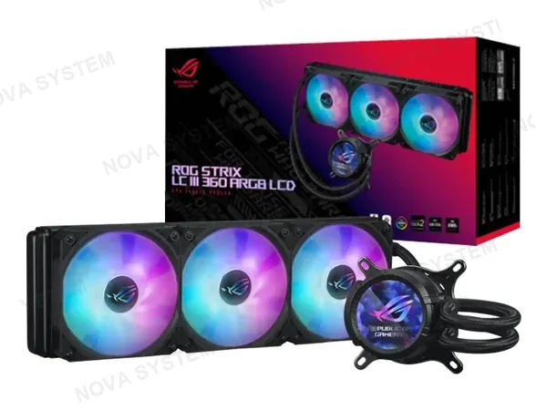 SISTEMA DE ENFRIAMIENTO LIQUIDO ASUS ROG STRIX LC III 360 ARGB LCD (ROG STRIX LC III 360 ARGB LCD) INC PANTALLA LCD DIGITAL - 22013