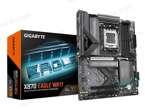 PLACA MADRE GIGABYTE X870 EAGLE WIFI 7 (X870 EAGLE WIFI7) SOCKET AM5, RAM DDDR5 BUSS 8200OC MT/S, WIFI 7