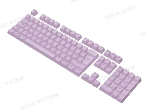 SET DE TECLADO VSG STARDUST ESPECTRAL, 105 TECLAS LILAC DOBLE INYECCION OEM (VG-KC207-LILA)