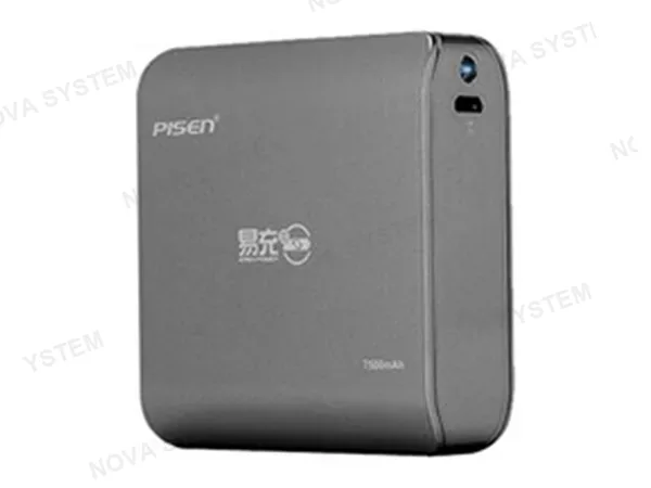 BATERIA PISEN EASY POWERBANK PORTABLE, PUERTO USB, PUERTO MICRO USB, BATERIA 7500MAH, COLOR GRIS (TS-D049)