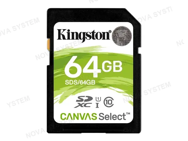 MEMORIA SD KINGSTON 64GB (SDS/64GB) TARJETA SD CLASE 10 80MB/S