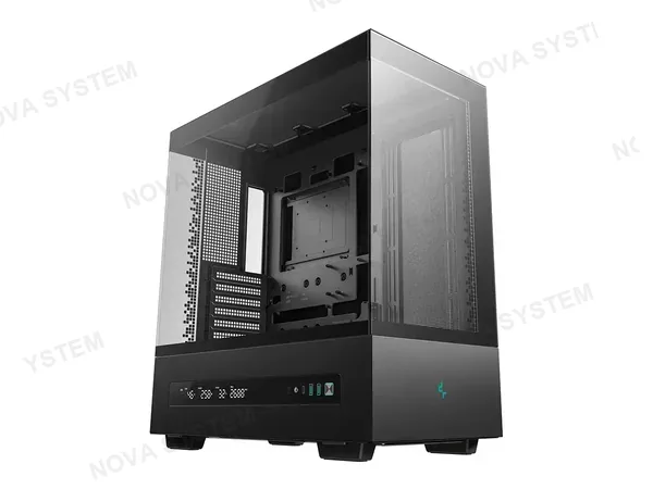 CASE DEEPCOOL CH690 DIGITAL BLACK S/FUENTE (R-CH690-BKNNA0D-G-1) PANEL DE VIDRIO, NEGRO