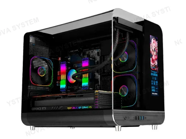 CASE GAMER ATX ESGAMING AIRCRAFT 007 LCD DISPLAY
