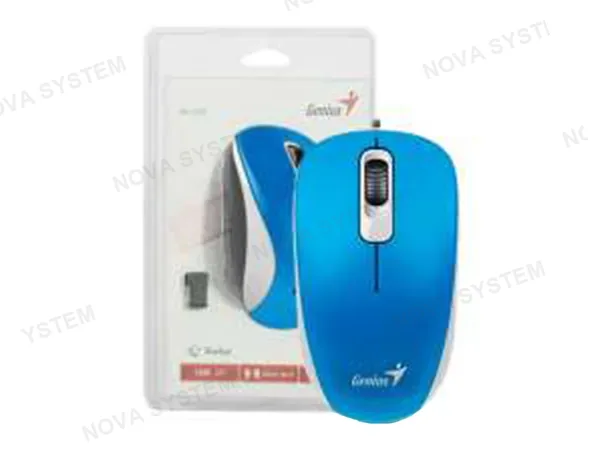 MOUSE INALAMBRICO GENIUS NX-7010 (31030114110) HASTA 1600 DPI, RECEPTOR USB, 3 BOTONES, AZUL