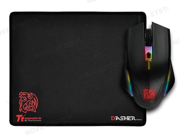 PAD MOUSE + MOUSE THERMALTAKE TALON ELITE GAMING (MO-TER-WDOTBK-01) HASTA 400 DPI, RGB