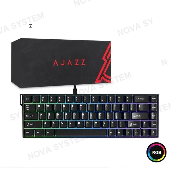 TECLADO MECANICO AJAZZ AK680 V2-ICE LSLAND SWITCH-(ABS BLACK)-RGB-DIY-WIRED (6976412988387)
