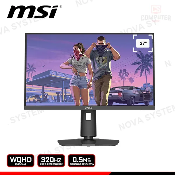 MONITOR MSI MAG 274QPF X32 27" WQHD 2560x1440 320HZ/0.5MS/ADAPTIVE SYNC COMPUTERSHOP