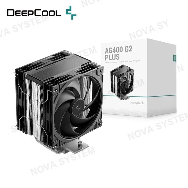 DEEPCOOL AG400 G2 PLUS BLACK COOLER CPU REFRIGERACION AIRE COMPATIBLE AMD/INTEL (PN:AG400-BKNPMG2-G-1) COMPUTERSHOP