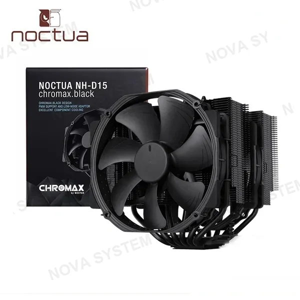 NOCTUA NH-D15 CHROMAX.BLACK COOLER CPU REFRIGERACION AIRE COMPATIBLE AMD/INTEL COMPUTERSHOP