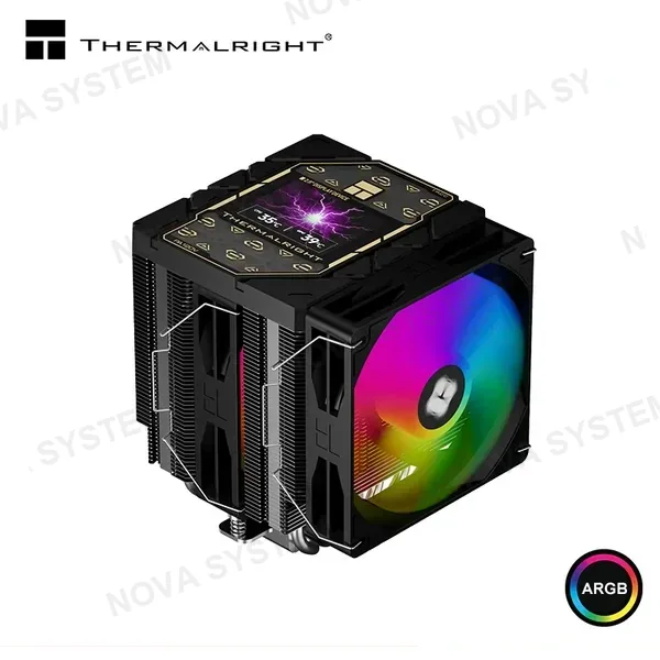 THERMALRIGHT PEERLESS ASSASSIN 120 VISION BLACK ARGB COOLER CPU REFRIGERACION AIRE COMPATIBLE AMD/INTEL COMPUTERSHOP