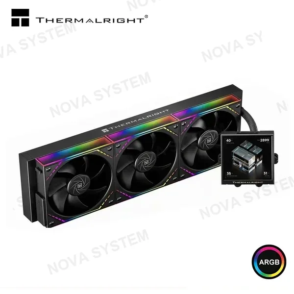 THERMALRIGHT PEERLESS VISION 360 ARGB BLACK COOLER CPU REFRIGERACION LIQUIDA COMPATIBLE AMD/INTEL COMPUTERSHOP