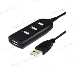 HUB, IBLUE, 4PUERTOS 2.0 BLACK