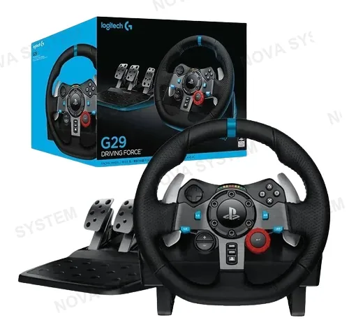TIMON C/PEDAL, LOGITECH-G, G29 RACING WHEEL PS4/PS3/PC USB BLACK