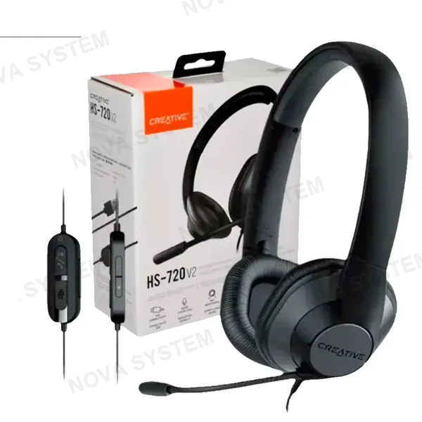 AUDIFONOS CREATIVE CHAT USB, CON MICRO USB -C