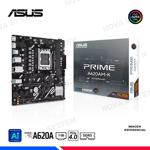 MAINBOARD ASUS PRIME PRIME A620AM-K, DDR5, AM5, AMD