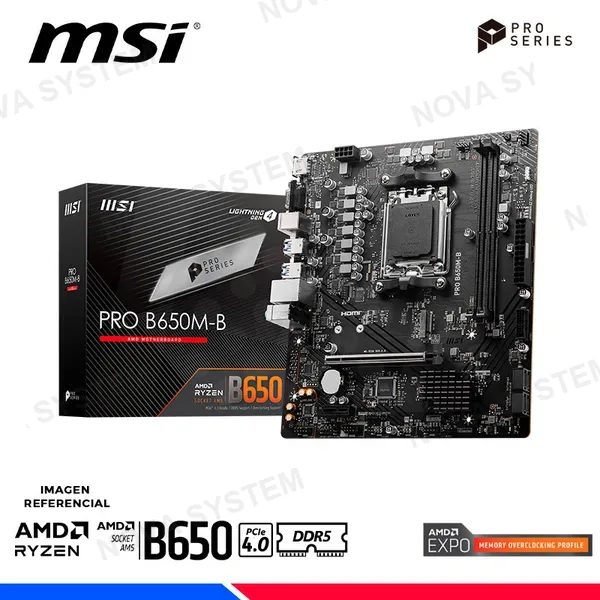 MAINBOARD MSI PRO B650M-B, DDR5, AM5, AMD