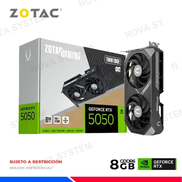 VGA ZOTAC GAMING GEFORCE RTX 5050 8GB GDDR6 TWIN EDGE OC