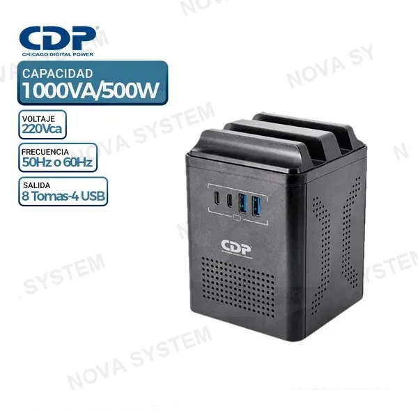 ESTABILIZADOR CDP RUAVR1004i 1000VA/500W