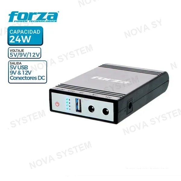 FORZA DC-140USB UPS Y CARGADOR PORTATIL 24W
