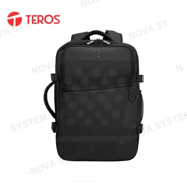 MOCHILA TEROS TE-9037, POLIESTER, NOTEBOOK HASTA 15.6", BLACK
